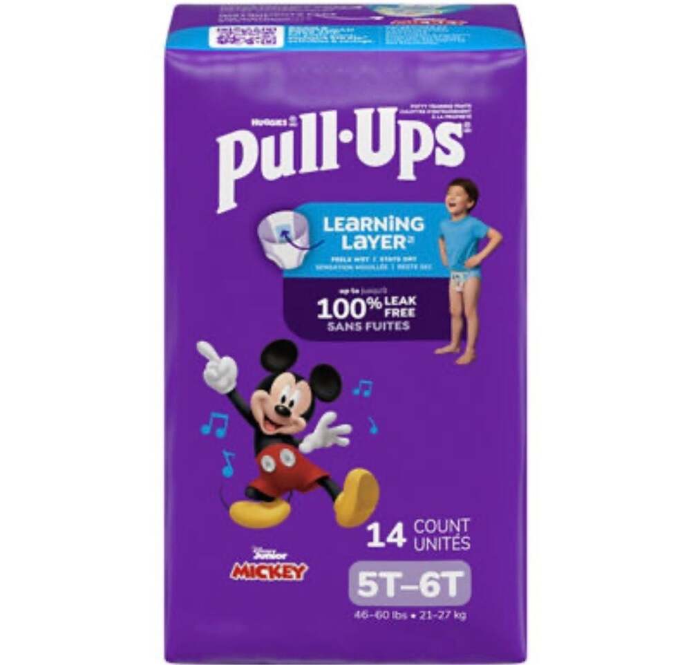 Huggies Pull-Ups Boys' Learning Designs Training Pants Size 5T-6T 14-Count